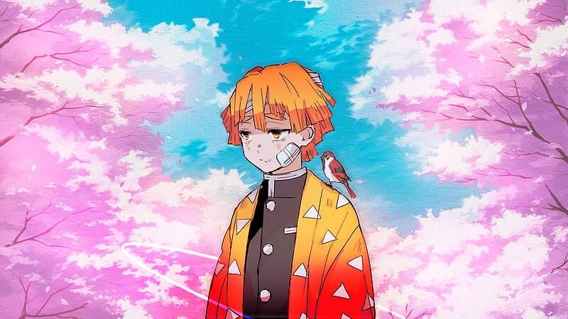 Anime Sad Boy Zenitsu Agatsuma Zenitsu, HD wallpaper