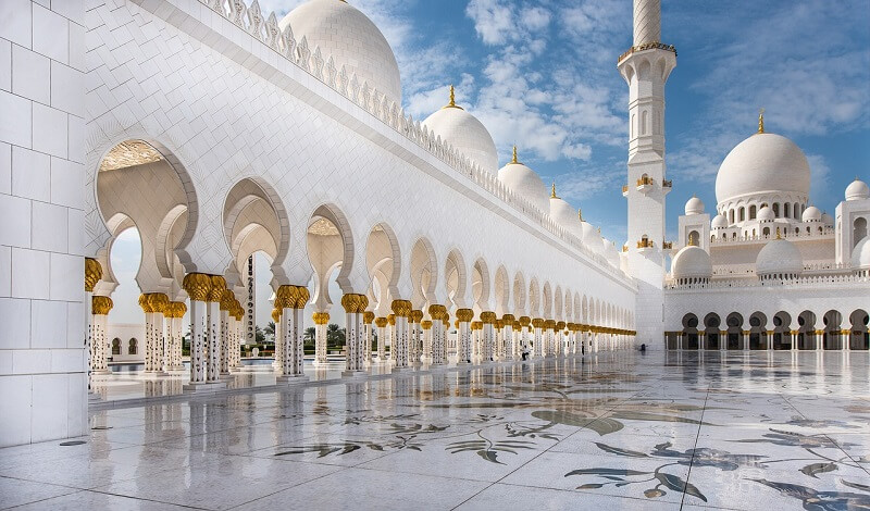 Mosque, Abu dhabi, To travel image