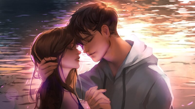 Anime Romantic Couple