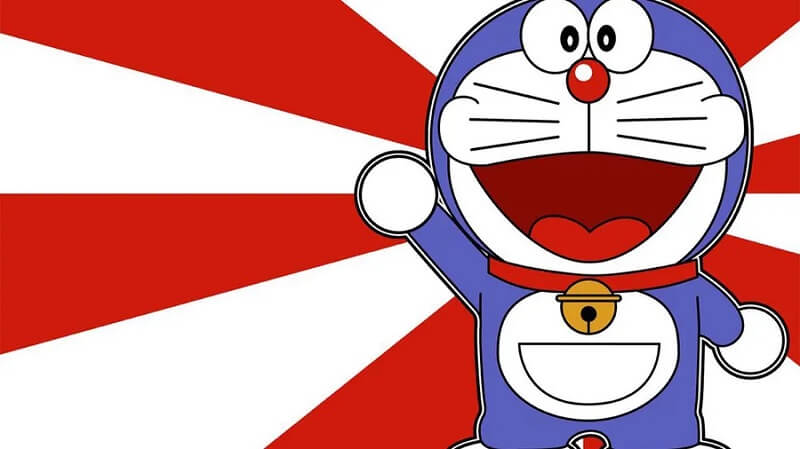Cheerful And Adorable Doraemon Wallpaper