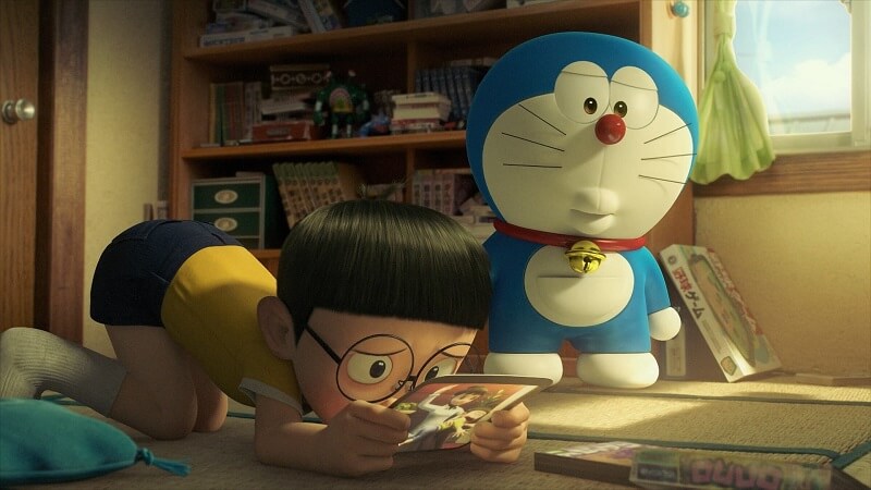Doraemon and Nobita illustration