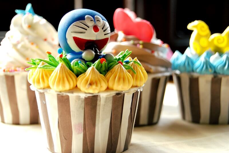 Doraemon cupcake