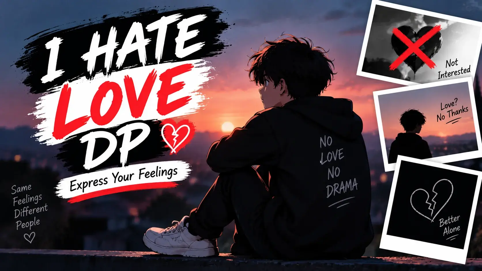 Expressing Your Anti-Love Sentiments with “I Hate Love DP” 2026