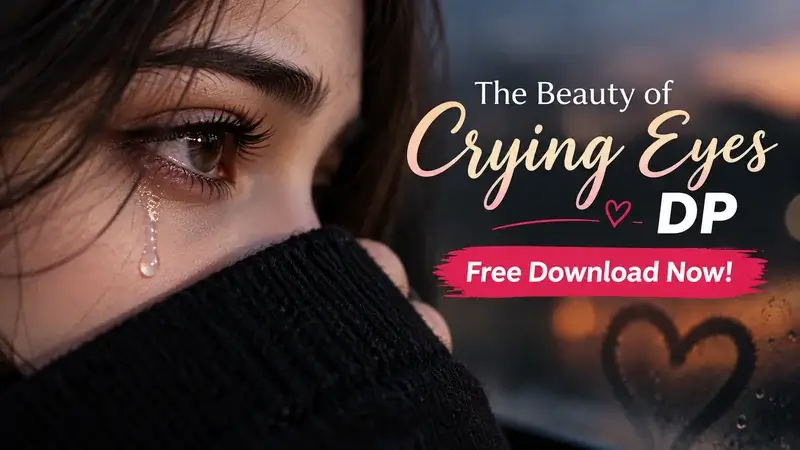 Crying Eyes DP Download – Beautiful Sad Eye Profile Pictures