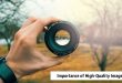 Importance of High-Quality Images
