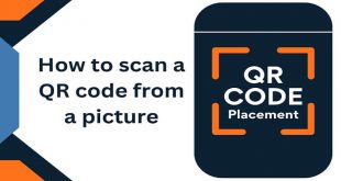 How to scan a QR code from a picture