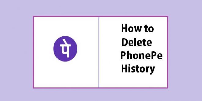 How to Delete PhonePe History