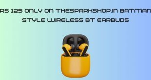 RS 125 Only on TheSparkShop.in Batman Style Wireless BT Earbuds