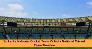 Sri Lanka National Cricket Team Vs India National Cricket Team Timeline