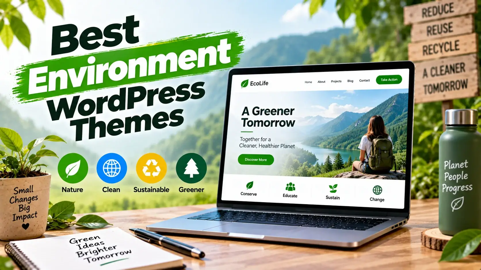 Best Environment WordPress Themes for Eco Websites
