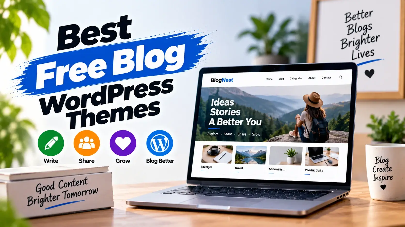 Best Free Blog WordPress Themes for Bloggers