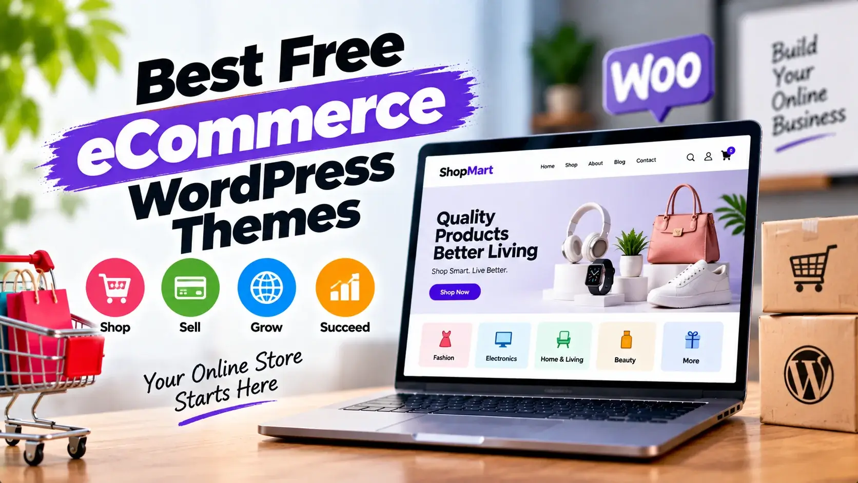 Best Free eCommerce WordPress Themes for Online Stores