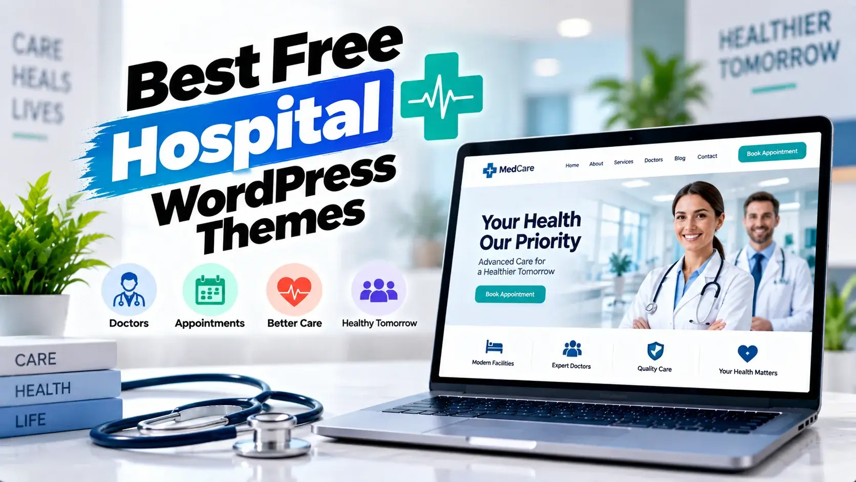 Best Free Hospital WordPress Themes for Healthcare Websites