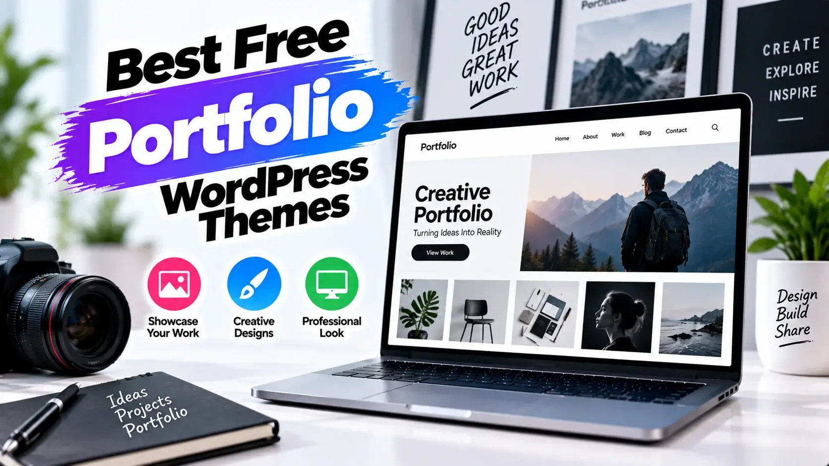 Best Free Portfolio WordPress Themes for Creative Websites