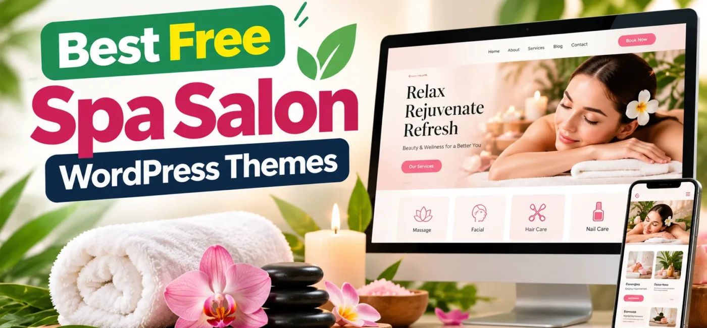 11 Best Free Spa Salon WordPress Themes 2026