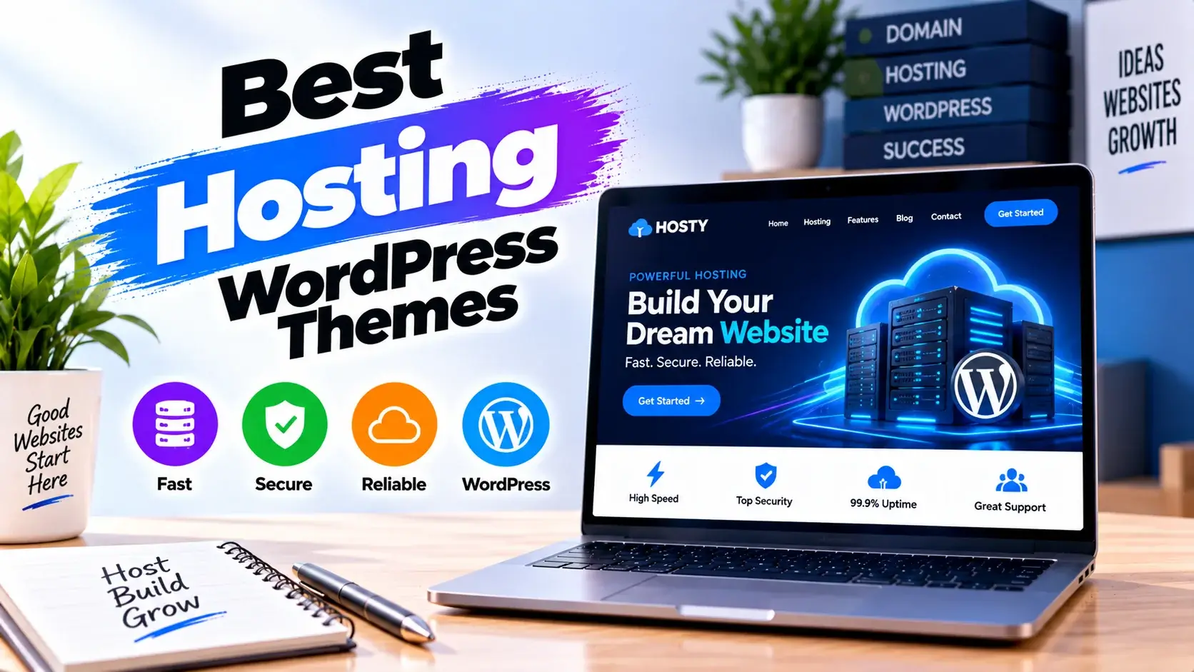 Best Hosting WordPress Themes for Hosting Websites