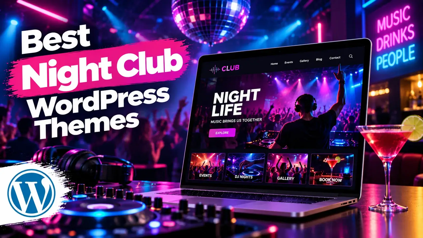 Best Night Club WordPress Themes for Club Websites