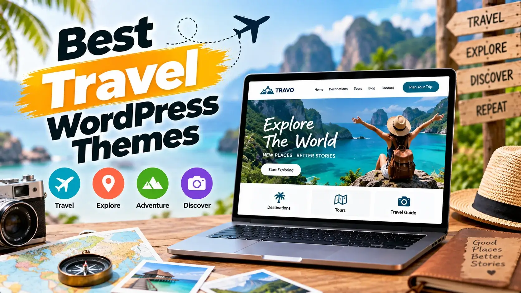 Best Travel WordPress Themes for Travel Websites