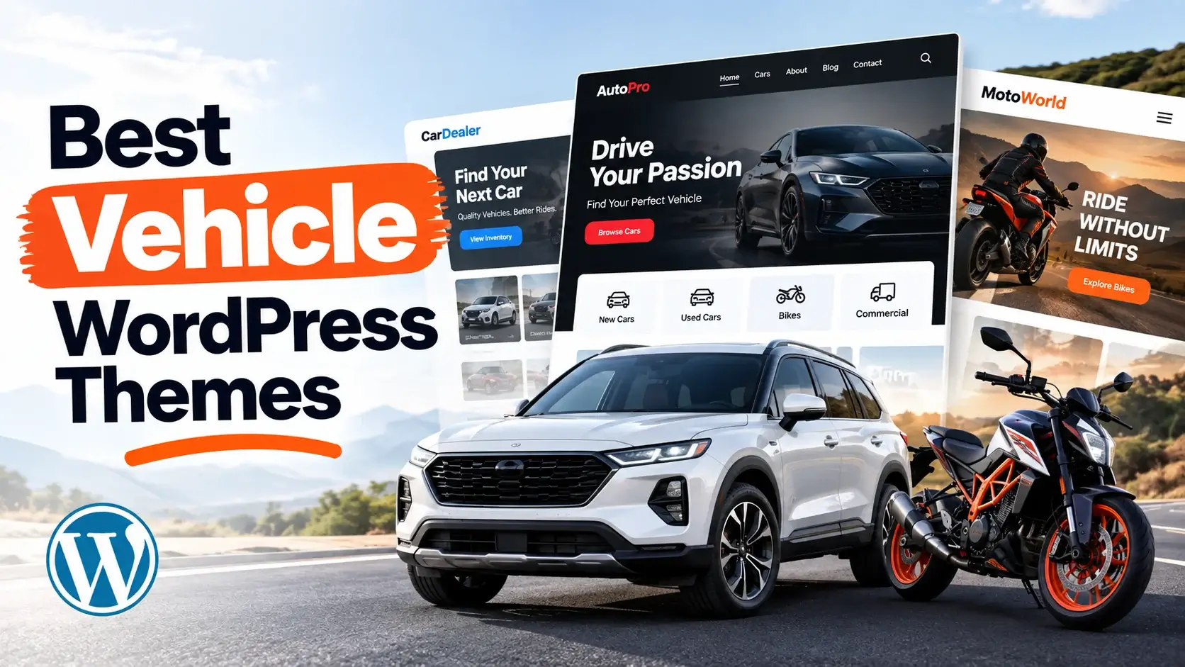 Best Vehicle WordPress Themes for Auto Websites