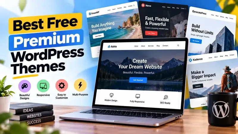 42 Best Free Premium WordPress Themes 2026