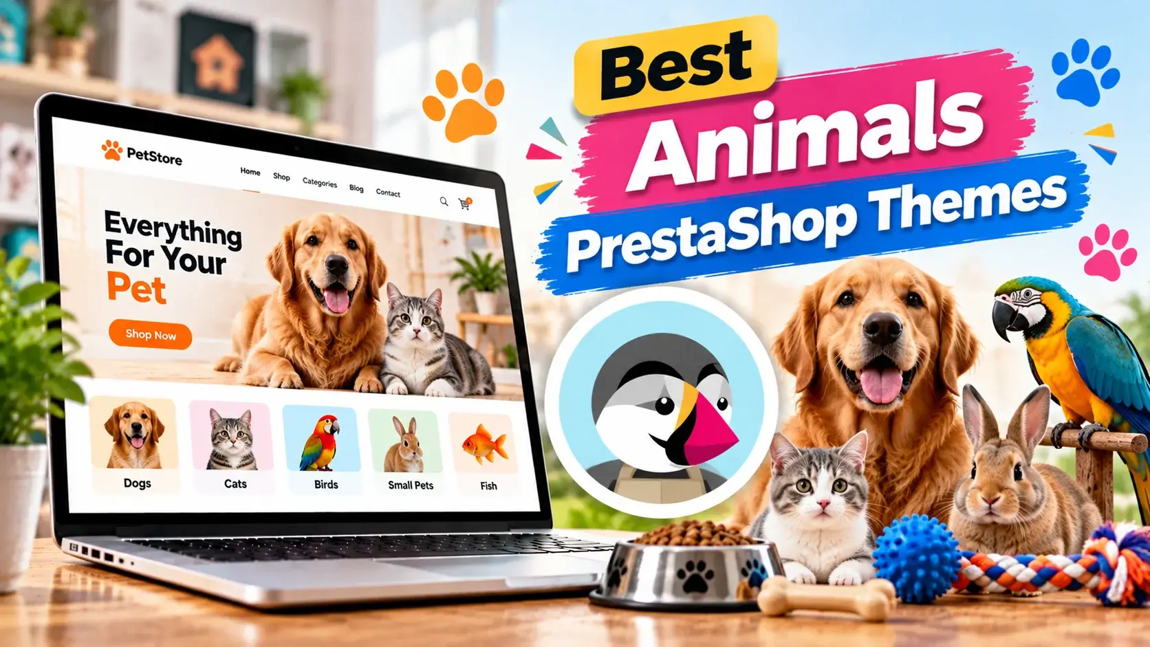Best Animals PrestaShop Themes for Pet Stores