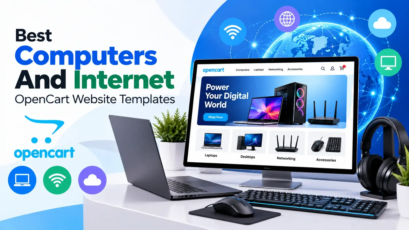13 Best Computers And Internet OpenCart Website Templates 2026