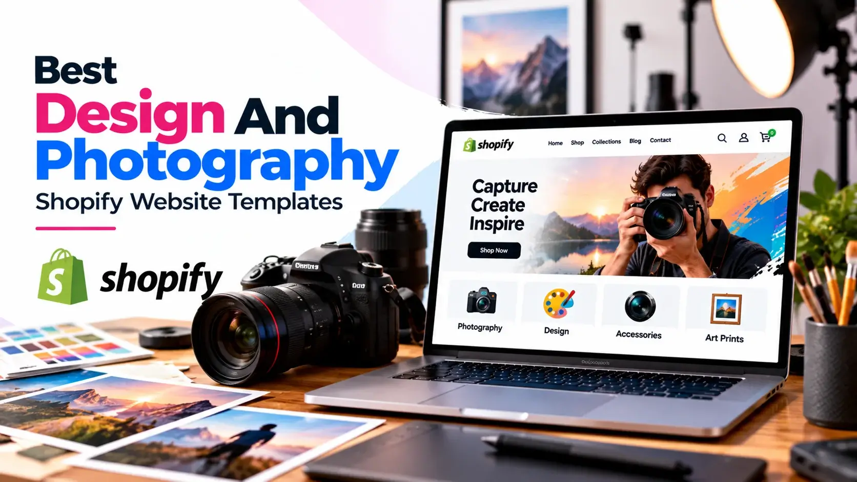 Best Design & Photography Shopify Website Templates