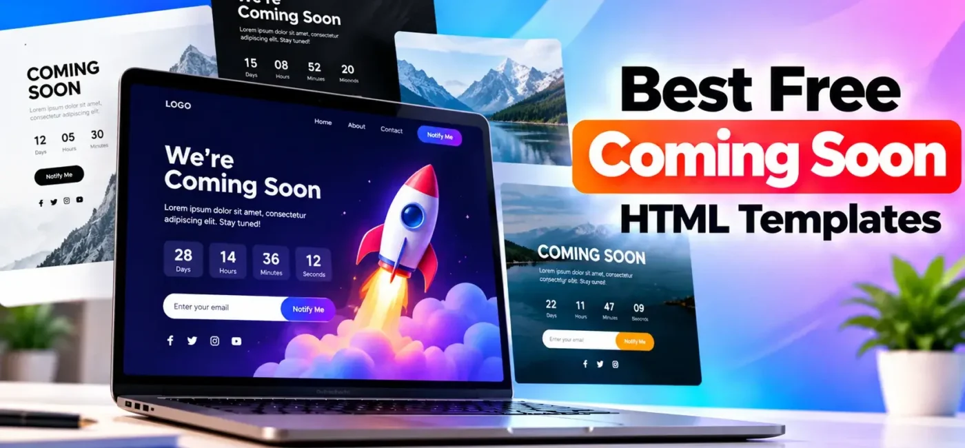 24 Best Free Coming Soon HTML Templates 2026