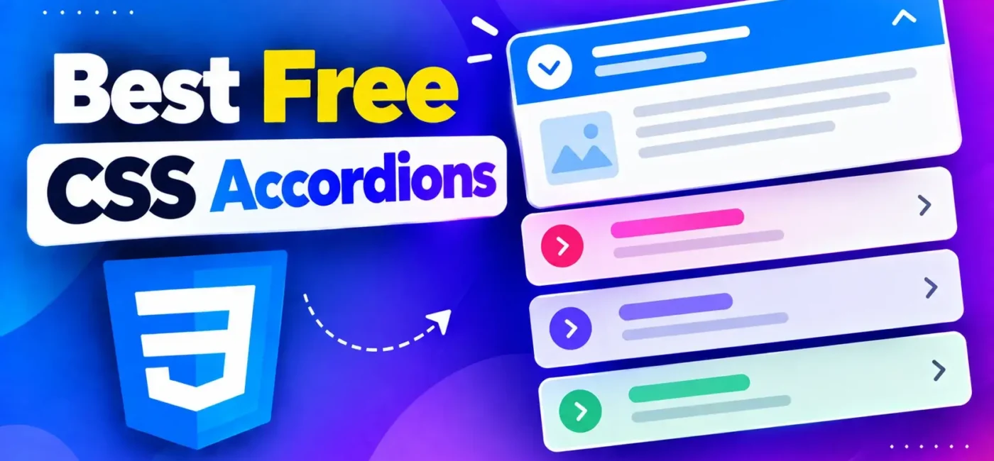 13 Best Free CSS Accordions In 2026