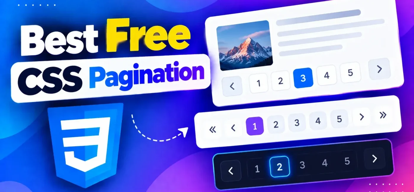 12 Best Free CSS Pagination In 2026
