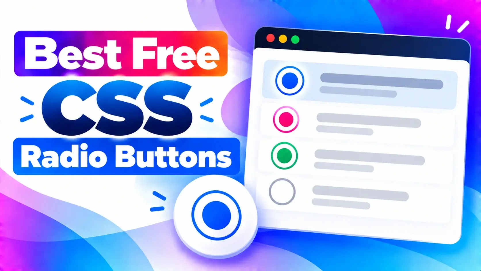 25 Best Free CSS Radio Buttons In 2026