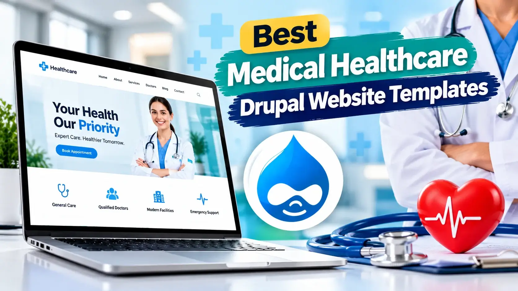 Best Medical & Healthcare Drupal Website Templates