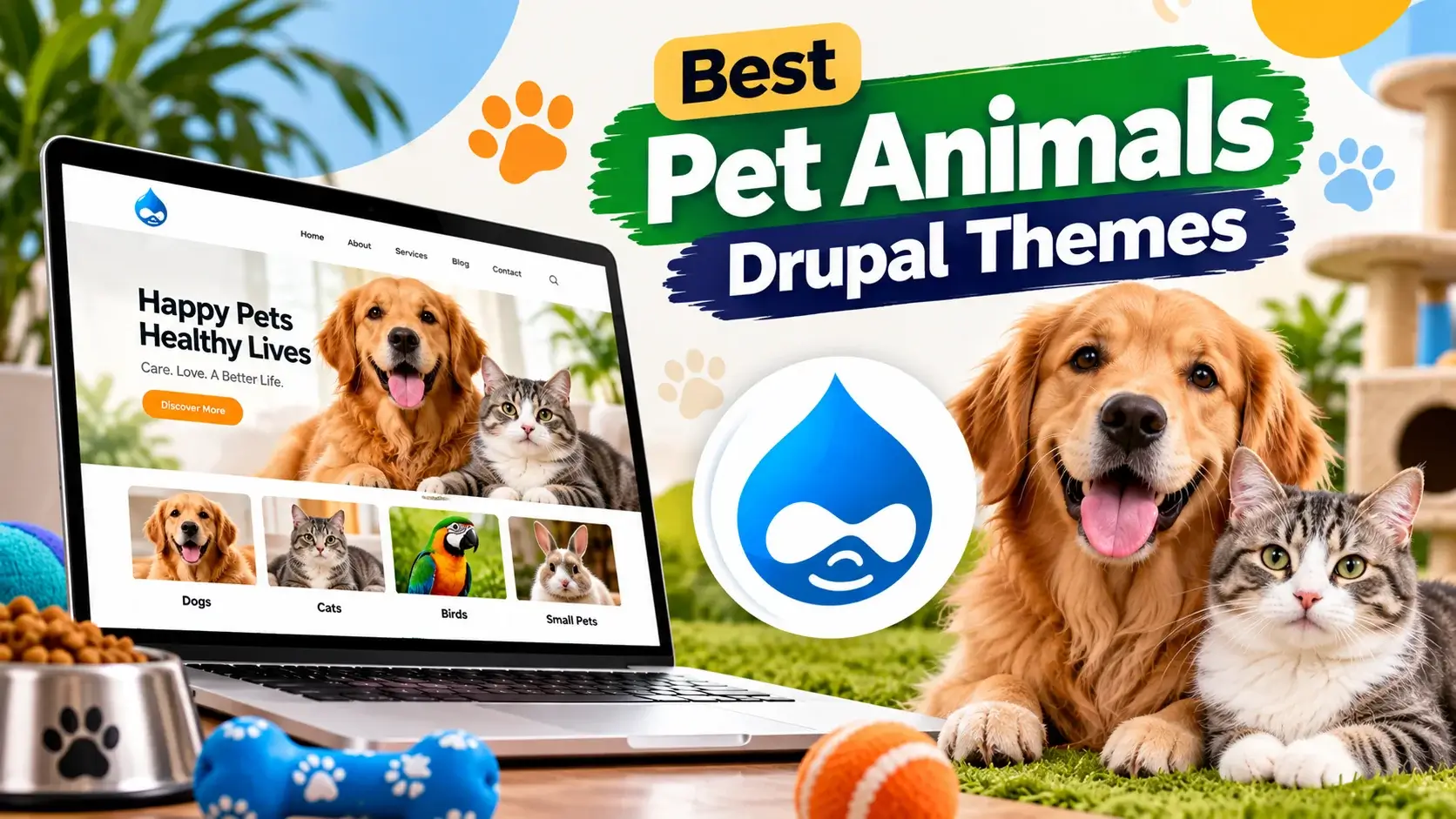 7 Best Pet Animals Drupal Themes 2026