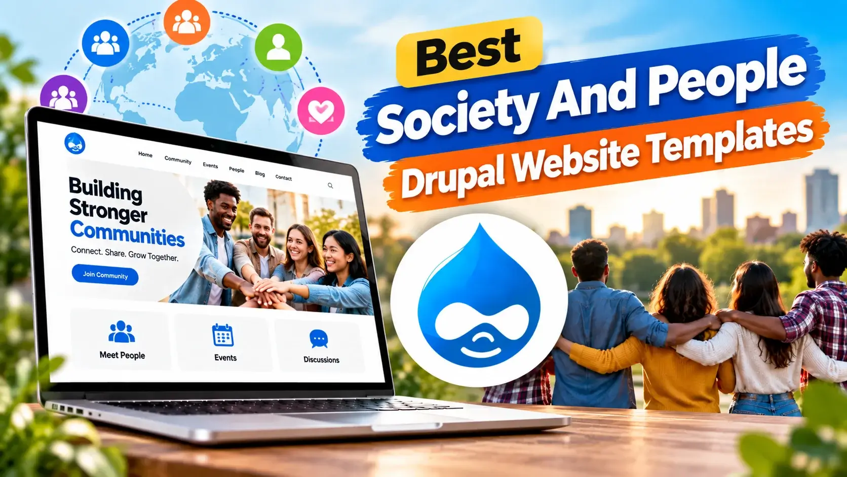 Best Society & People Drupal Website Templates