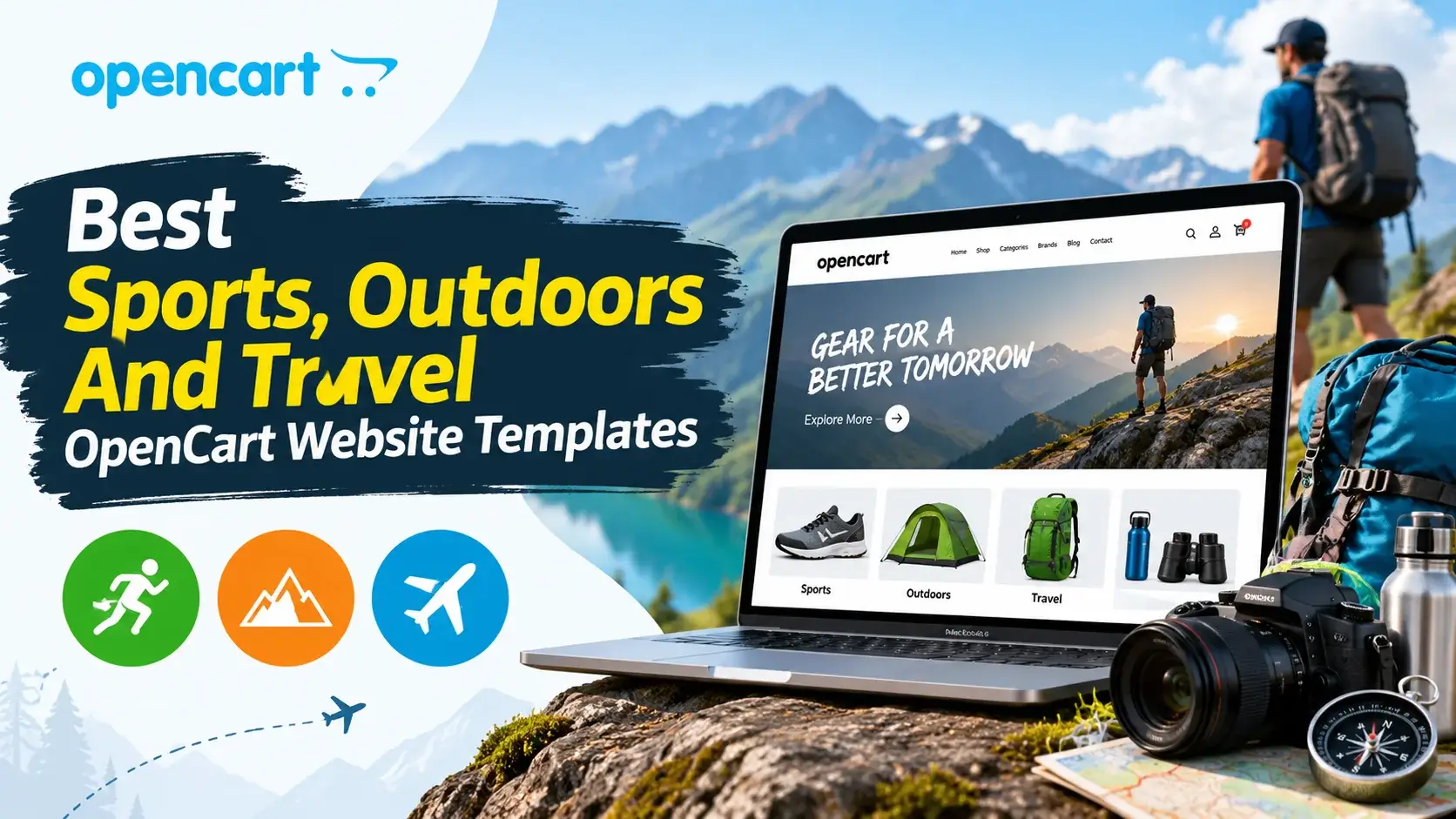 16 Best Sports, Outdoors And Travel OpenCart Website Templates 2026