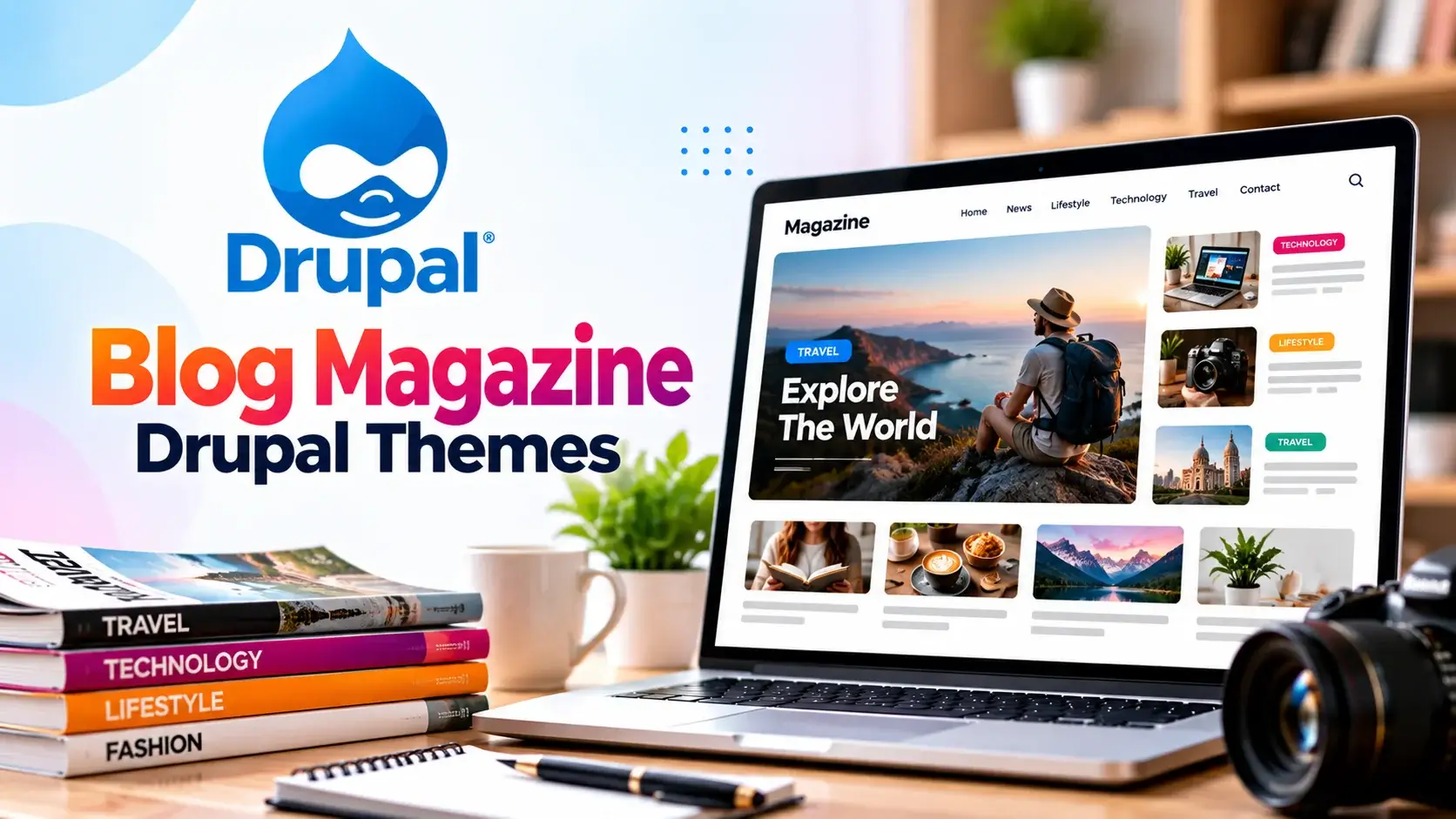Best Blog Magazine Drupal Themes for Content Websites