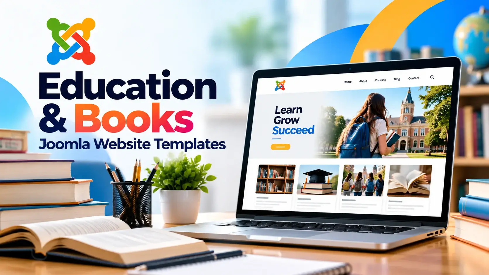 16 Best Education And Books Joomla Website Templates 2026