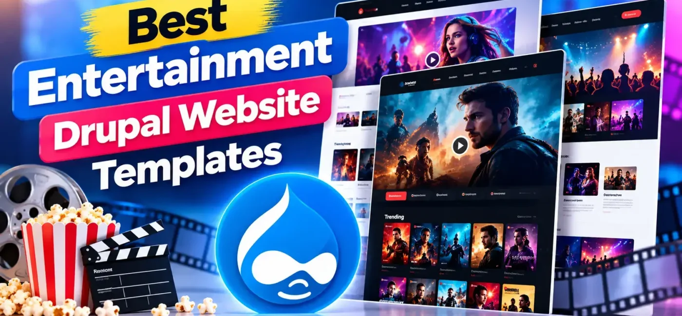 5 Best Entertainment Drupal Website Templates 2026