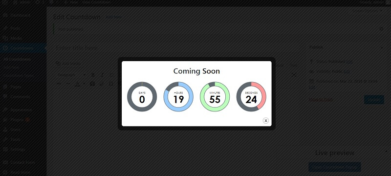 Countdown Builder