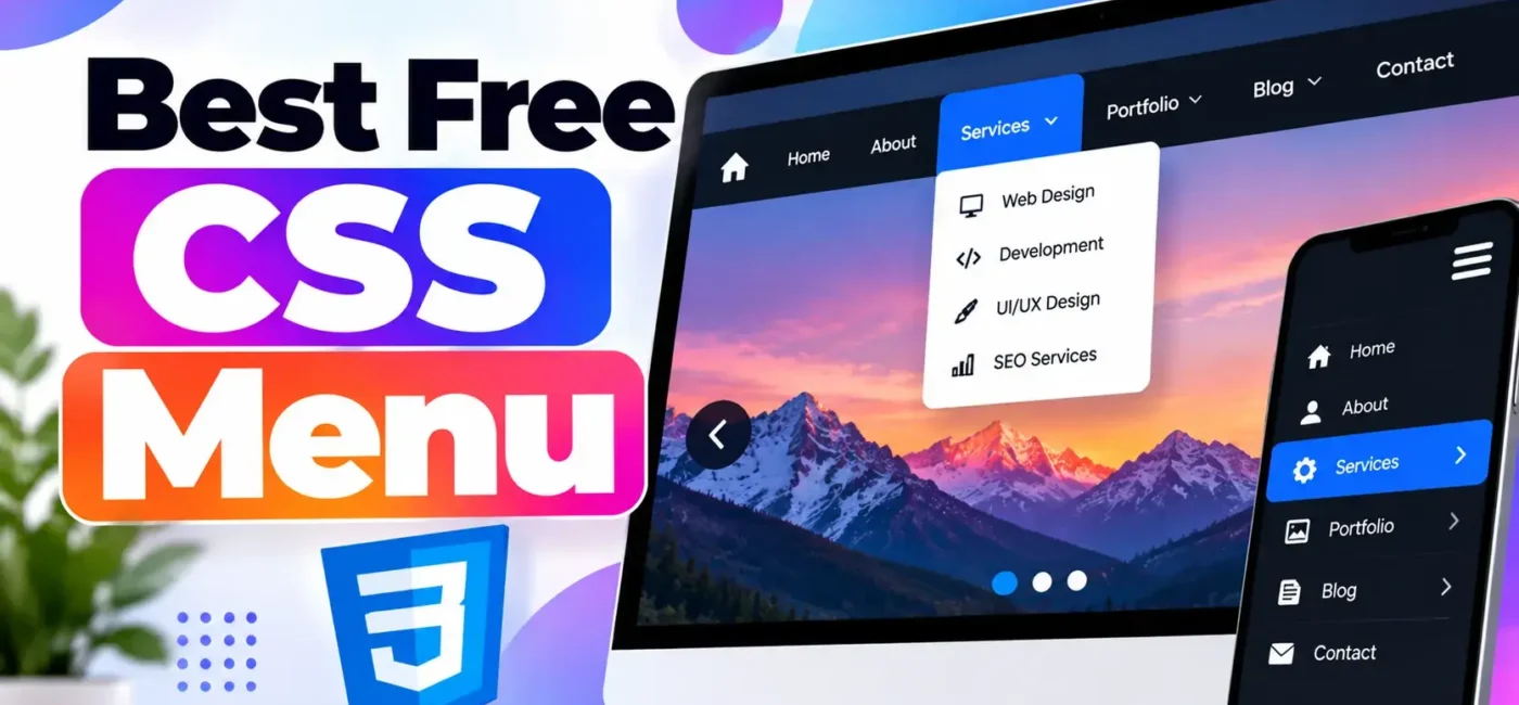 57 Best Free CSS Menu In 2026