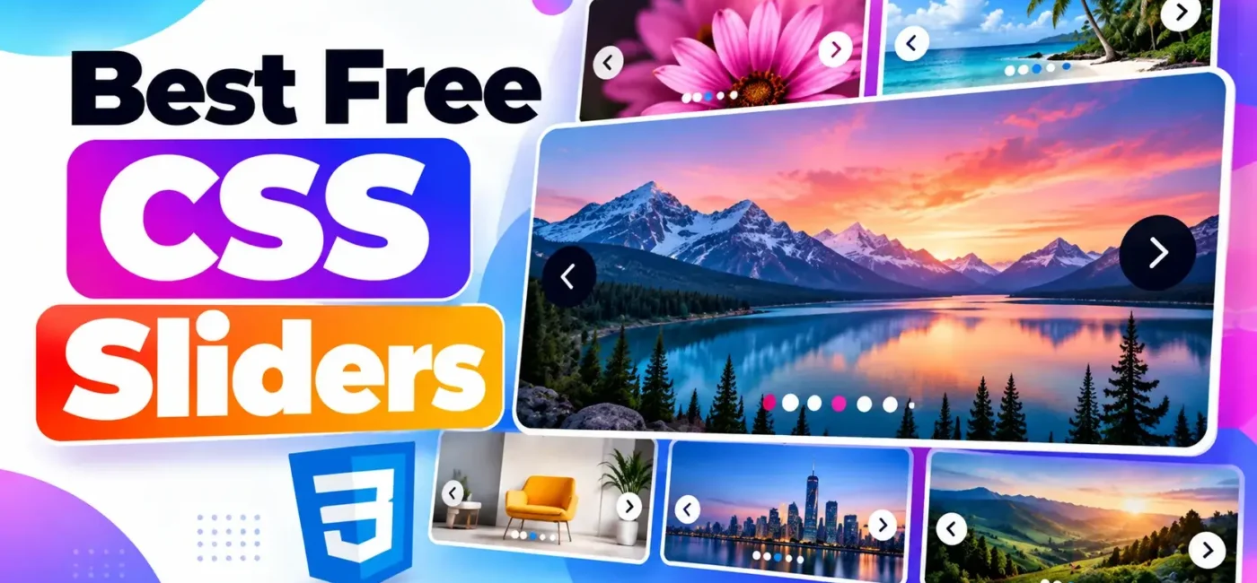 27 Best Free CSS Sliders In 2026