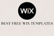 free Wix templates