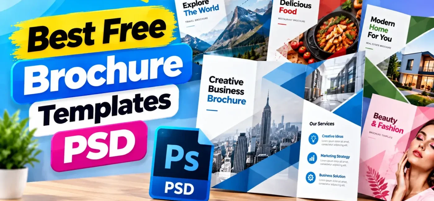 11 Best Free Brochure Templates PSD 2026