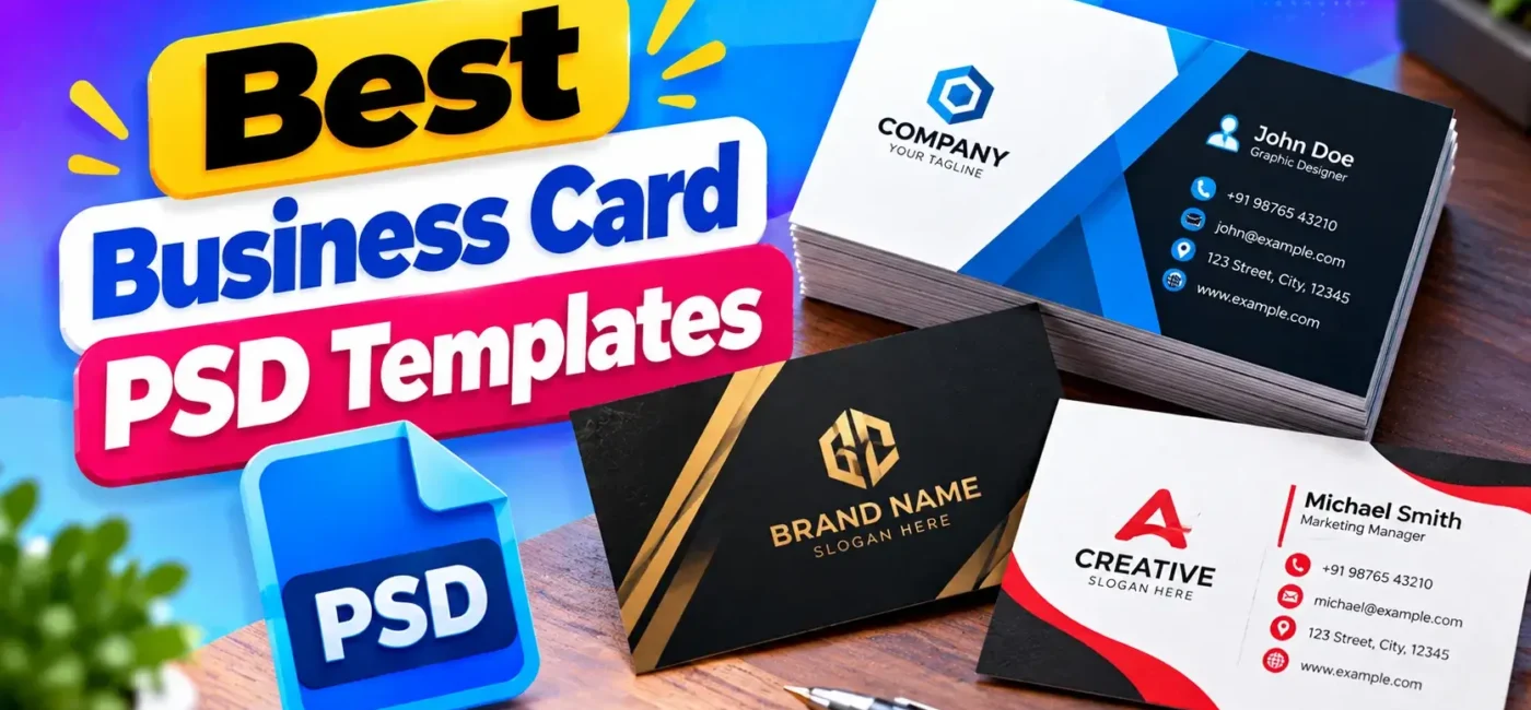 17 Best Free Business Card PSD Templates 2026