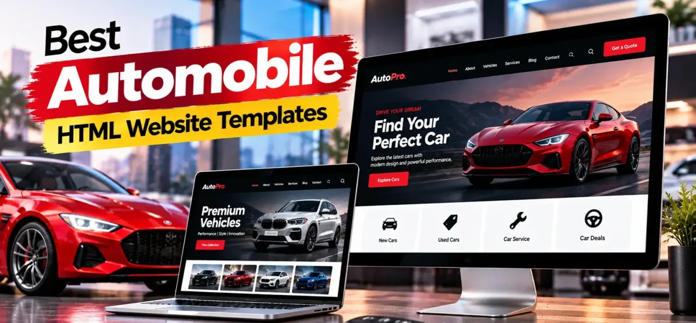 16 Best Automobile HTML Website Templates 2026