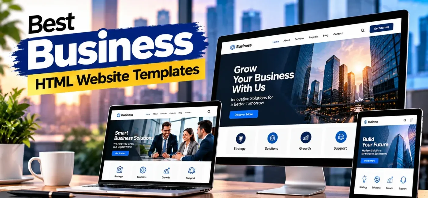 14 Best Business HTML Website Templates 2026