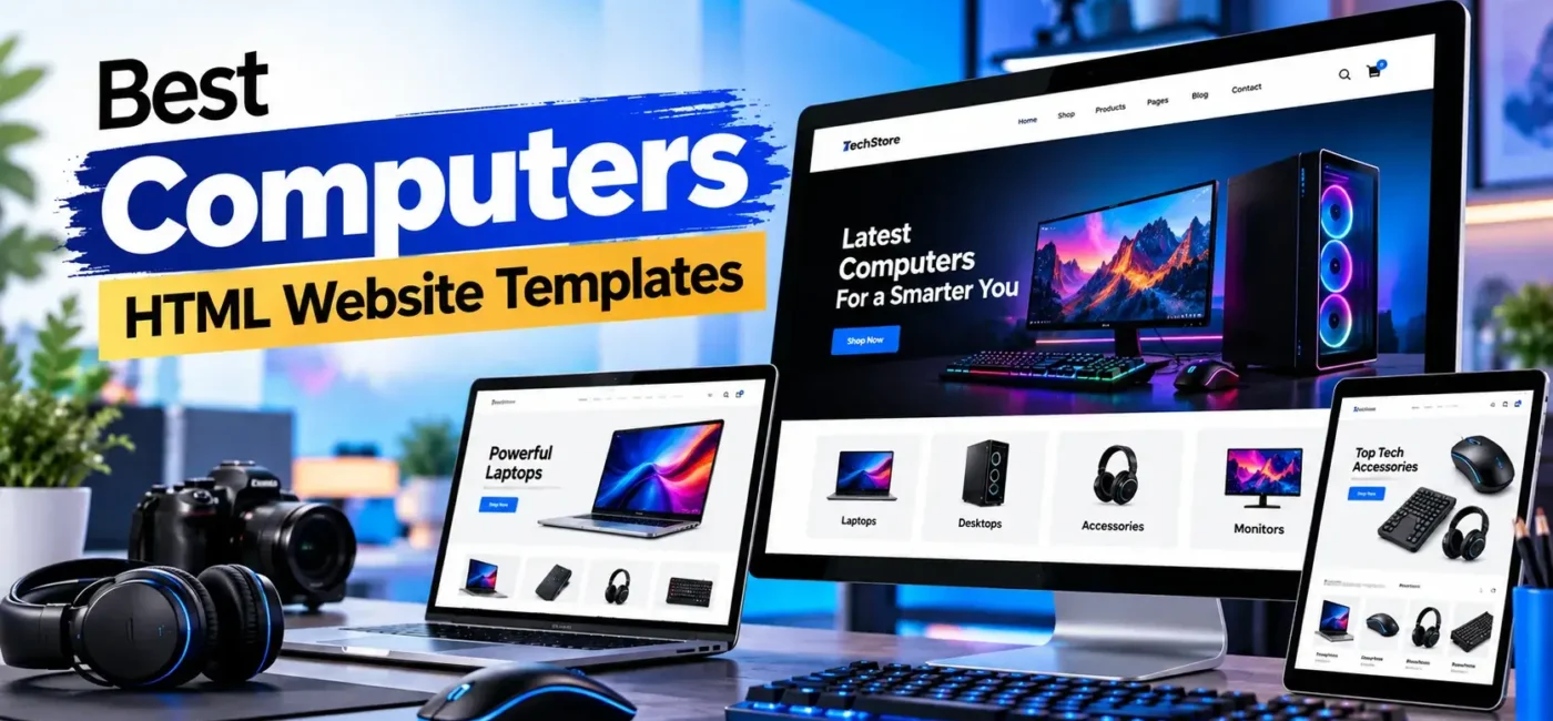 12 Best Computers HTML Website Templates 2026