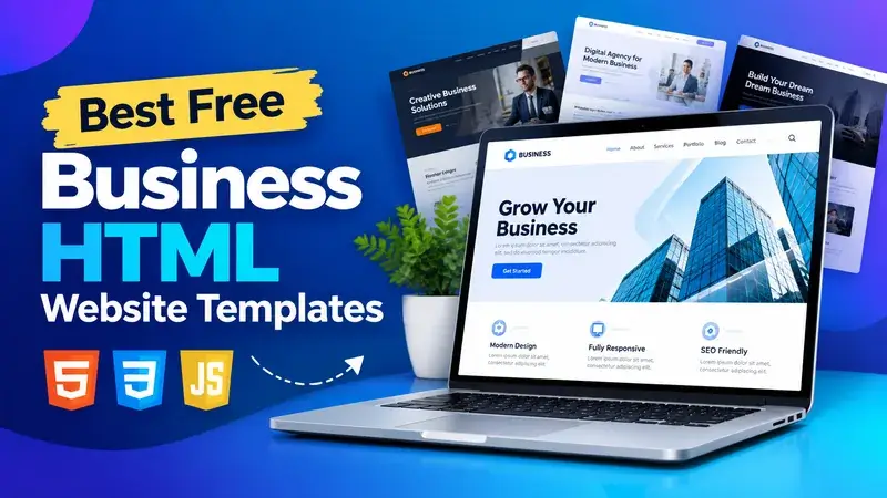 23 Best Free Business HTML Website Templates 2026