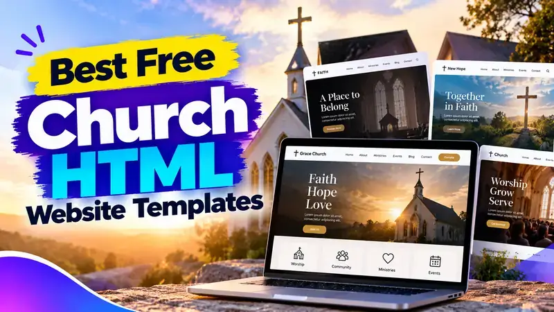 5 Best Free Church HTML Website Templates In 2026