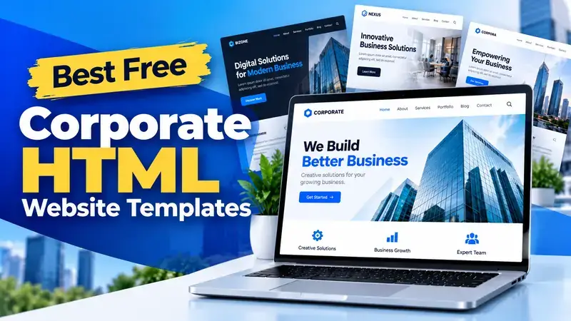 19 Best Free Corporate HTML Website Templates 2026